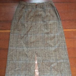 Vintage wool pencil skirt